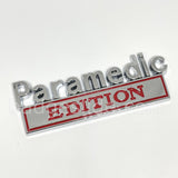 Paramedic EDITION Emblem Fender Badge