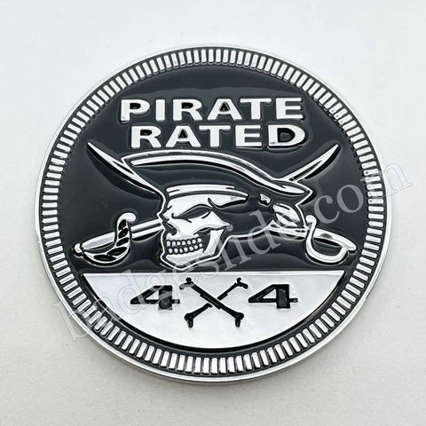 PIRATE RATED 4X4 CAR BADGE