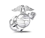 USMC Metal Emblem Fender Badge
