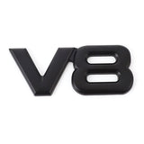 2pcs V8 Engine 3D Letters Metal Emblem