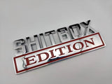 7'' SHITBOX Edition Car Badge ABS Emblem