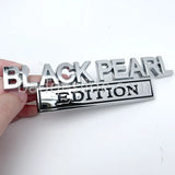 badgeslide black pearl edition pirate custom car emblem metal badge