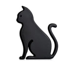 2 Pack Cat Metal Car Emblem