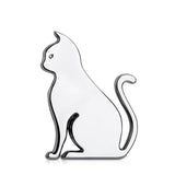 2 Pack Cat Metal Car Emblem