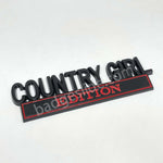 COUNTRY GIRL Edition Metal Badge