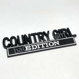 COUNTRY GIRL Edition Metal Badge