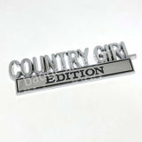 COUNTRY GIRL Edition Metal Badge