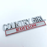 COUNTRY GIRL Edition Metal Badge