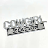 COWGIRL EDITION Car Badge Metal Emblem