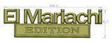 El Mariachi EDITION Emblem Fender Badge-2pcs