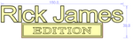 Rick James EDITION Custom Emblem Car Metal Badge-Chrome-Red-2pcs