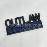 OUTLAW EDITION Metal Emblem Fender Badge