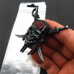 Pirate Kit of 3 Metal Car Emblem Fender Badge