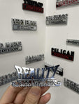 3rd REALITY LOS ANGELES Emblem Fender Badge-Custom-10pcs