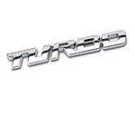 TURBO Metal Car Badge