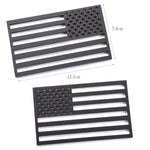 1 Pair 3D EyeCatcher USA Flag Emblem Decal