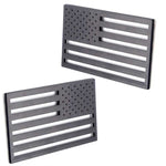 1 Pair 3D EyeCatcher USA Flag Emblem Decal