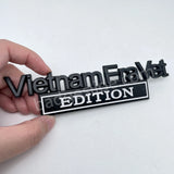 Vietnam Era Vet Edition Metal Emblem Car Badge