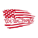 2pcs We The People Vinyl Sticker Waterproof Decal