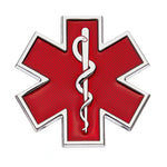 Emergency Medical Services Metal Car Emblem
