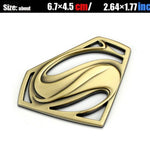 2 Pack Superman S Metal Badge